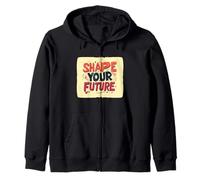 Cool Shape your Future Motto Felpa con Cappuccio