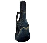 Cool Shark Blue - Custodia imbottita per chitarra acustica, senza cuciture, per basso elettrico, chitarra classica, Multicolore 07, 42.9x16.9x4.7 in, Zaino casual