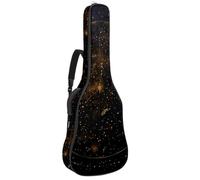 Cool Shark Blue - Custodia imbottita per chitarra acustica, senza cuciture, per basso elettrico, chitarra classica, Multicolore 10., 42.9x16.9x4.7 in, Zaino casual