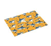 Cool Shark - Tappetino scolapiatti grande per bancone della cucina, 45,7 x 61 cm, assorbente, in microfibra, per bancone della cucina, antiscivolo, con anello per appendere