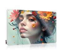 Cool Signs For Bedroom Floral Fantasy: A Woman'S Portrait With Nature'S Wonders Targa in latta Hot Beer Targa in latta vintage set (20 x 30 cm)