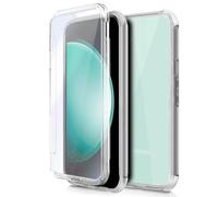 Cool Silicone 3D Cover per Samsung S711 Galaxy S23 FE (Trasparente Frontale + Posteriore)