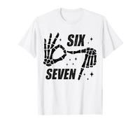 Cool Six Seven Number Gen Alpha Slang 6 7 Trending Meme Maglietta