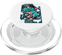Cool Skate Dino Baby Dinosaur Cartoon for Kids PopSockets PopGrip per MagSafe