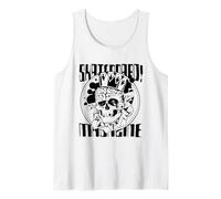 Cool Skateboard Skull Street Art Culture Graphic Canotta