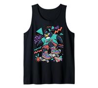 Cool Skater Penguin 90s Streetwear Graphic Canotta