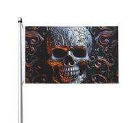 Cool Skull Graphics Welcome Garden Flag 90x150 Cm No Fade Double Sided Casa Yard Bandiere Outdoor Banner Decor Per Cortile Portico Prato