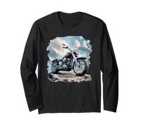 Cool Sky con Grafica Moto per Ragazzi e Ragazze Maglia a Manica