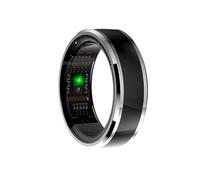 Cool Smart Ring Health + Base Powerbank (salute, sport, sonno), taglia 19 mm, Nero, Mediano