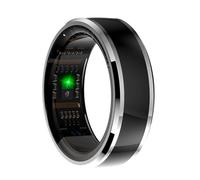 Cool Smart Ring Health + Base Powerbank (salute, sport, sonno), taglia 19 mm, Nero, Mediano