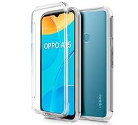 COOL SMARTPHONES & TABLETS ACCESSORIES Custodia in silicone per Oppo A15 / A15s (anteriore + posteriore)