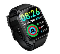 Cool Curved Bluetooth 49mm AMOLED Nero IP67 SpO2 Cardiofrequenzimetro Monitor Sonno