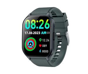 Cool Smartwatch Curved Bluetooth 49mm AMOLED Grigio Scuro Resistenza Acqua IP67 SpO2