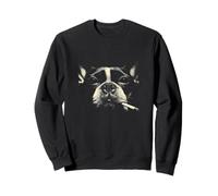 Cool Smoking Bulldog Francese Amante dei Cani Umorismo Felpa