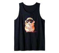 Cool Snapback Cap Hamster Costume per ragazzi e ragazze Canotta
