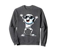 Cool Soccer Ball Cartoon Funny Football Player Soccer Fan Felpa