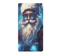 Cool Space Santa Clausola Lenzuolo per Culla Bambini Morbido Cotone Adatto per Materassi Box Bambini