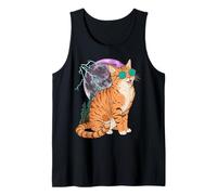 Cool Space Tiger Sunglasses Galaxy Lightning Tiger Canotta