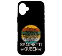 Cool Spaghetti Art Per Donne Ragazze Cibo Italiano Pasta Amante Custodia per iPhone 16 Plus