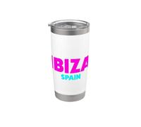 Cool Spain Ibiza Island Illustration Novelty Graphic Designs Bicchiere termico in acciaio inox doppia parete