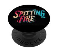 Cool Sputare Fuoco Statement Costume PopSockets PopGrip Adesivo