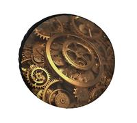 Cool Steampunk Gears - Copertura per pneumatici di ricambio resistente alle intemperie, diametro dei pneumatici da 24 a 36 pollici, protezioni universali per ruote impermeabili per rimorchi, camion