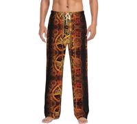 Cool Steampunk Gears Pantaloni Pigiama Da Uomo Lounge Sleepwear Pantaloni Con Tasche Elastico In Vita Confortevole Morbido Regali Degli Uomini, bianco, M
