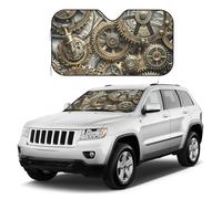 Cool Steampunk Gears, parasole per parabrezza dell'auto, pieghevole, riflettore anteriore, parasole universale, adatto per auto, SUV, camion, mantiene fresco il tuo veicolo