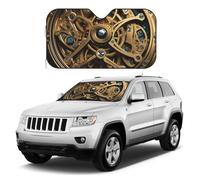 Cool Steampunk Gears, parasole per parabrezza dell'auto, pieghevole, riflettore anteriore, parasole universale, adatto per auto, SUV, camion, mantiene fresco il tuo veicolo