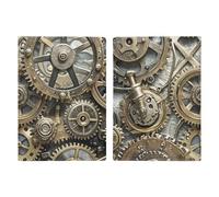 Cool Steampunk Gears Porta Passaporto Personalizzato Porta Passaporto per Donne Uomini Portadocumenti Da Viaggio Organizer Titolare