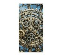 Cool Steampunk Ingranaggi Copertura Porta Banner 90x180cm Festone Festone Stagionale Cartello di Benvenuto Decorazione Verticale Porta Appeso Per Portico Ingresso Giardino Decor