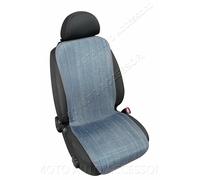 Cool-Strip, schienale ventilato in carta tessile Blu per sedile auto universal