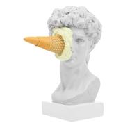 Cool Stuff da mettere sugli scaffali David Head Ice Cream resina scultura elegante statua decorativa per casa ufficio libreria tavolino decorazione stanza estetica