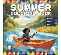 Cool Summer Coloring Book Gift for Kids Boys Girls Teens Youth 50 Pages Bold and Easy Summer Coloring Sheets Cute Fun Summer Lover Coloring Activity ... Vacation Coloring Pages for Birthday Present