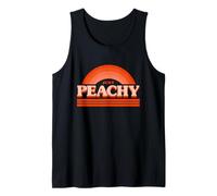 Cool Summer Fruit Retro Just Peachy & Keep it Peachy Graphic Canotta