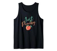 Cool Summer Fruit Retro Just Peachy & Keep it Peachy Graphic Canotta