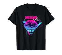 Cool Summer Miami Beach Paradise, Miami Vibes Illustration Maglietta
