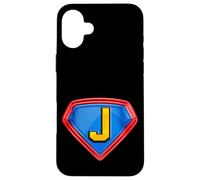 Cool Super J Alphabet Cute Initial Monogram Letter J Graphic Custodia per iPhone 16 Plus