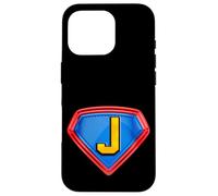 Cool Super J Alphabet Cute Initial Monogram Letter J Graphic Custodia per iPhone 16 Pro