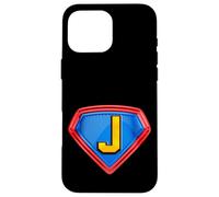 Cool Super J Alphabet Cute Initial Monogram Letter J Graphic Custodia per iPhone 16 Pro Max