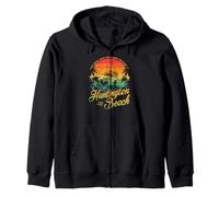 Cool Surf City USA, Huntington Beach, Citazione Felpa con Cappuccio