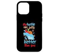 Cool Surfing Turtle Design per bambini Custodia per iPhone 12 mini