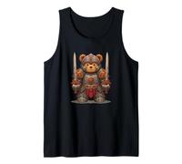 Cool Sword Teddy Bear Costume per Gli Amanti degli orsi medievali Canotta