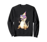Cool T-Rex Party Dino Celebration Occhiali da Sole Felpa