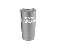 Cool: Team Carlos First Name Show Support, Be On Team Carlos Bicchiere termico in acciaio inox doppia parete
