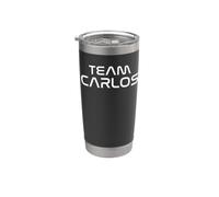 Cool: Team Carlos First Name Show Support, Be On Team Carlos Bicchiere termico in acciaio inox doppia parete