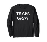 Cool: Team Gray Family Name Show Support, Be On Team Gray Maglia a Manica