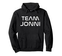 Cool: Team Jonni First Name Show Support, Be On Team Jonni Felpa con Cappuccio
