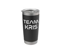 Cool: Team Kris First Name Show Support, Be On Team Kris Bicchiere termico in acciaio inox doppia parete
