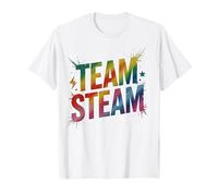 Cool Team Steam Fisica Team Impara STEM Stud Steminist Maglietta